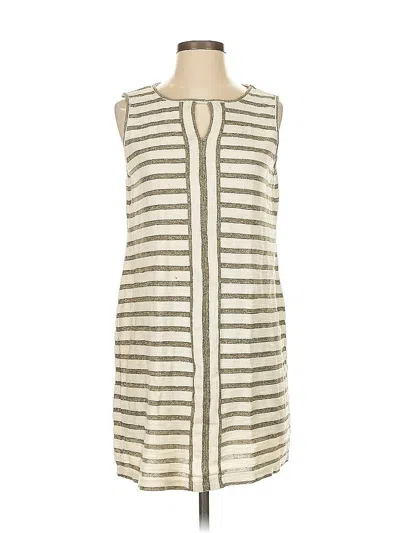 Pre-owned Max Studio Casual Dress In White