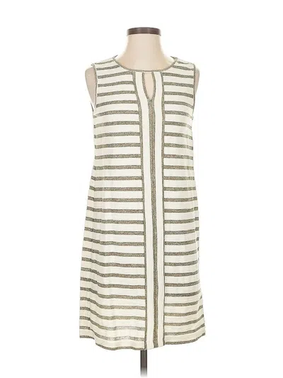 Pre-owned Max Studio Casual Dress In White