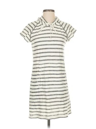 Pre-owned Max Studio Casual Dress In White