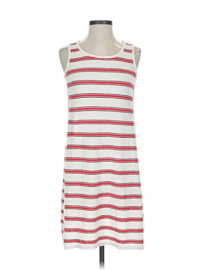 Pre-owned Max Studio Casual Dress In White