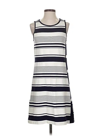 Pre-owned Max Studio Casual Dress In White