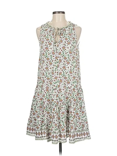 Pre-owned Max Studio Casual Dress In White