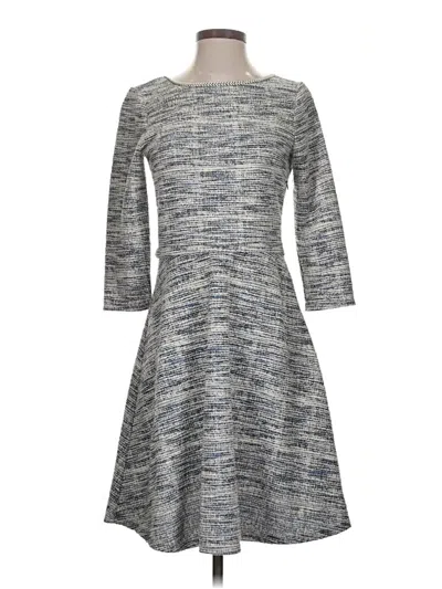 Pre-owned Max Studio Casual Dress In White