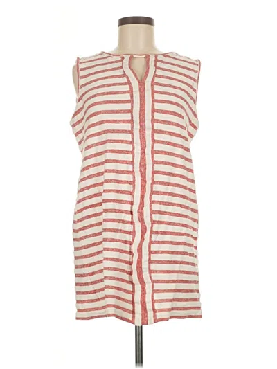 Pre-owned Max Studio Casual Dress In White