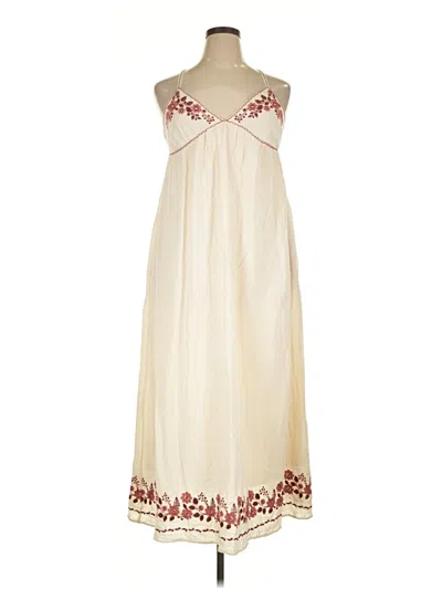 Pre-owned Max Studio Casual Dress In White