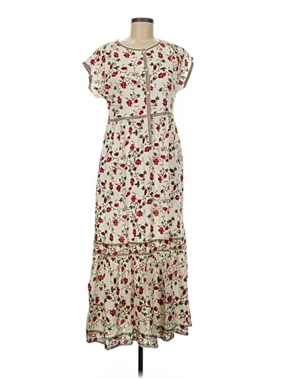 Pre-owned Max Studio Casual Dress In White