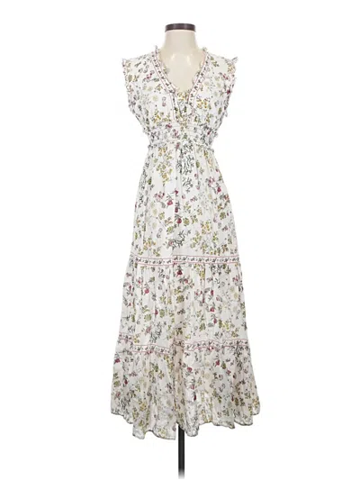 Pre-owned Max Studio Casual Dress In White