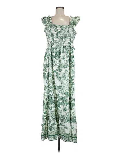 Pre-owned Max Studio Casual Dress In White