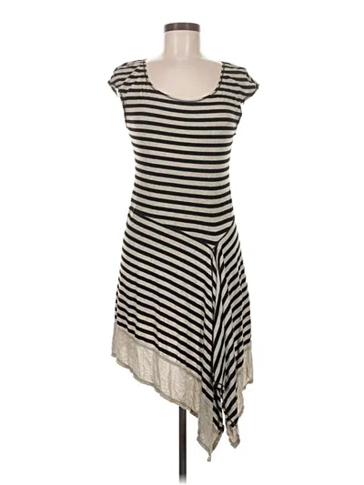 Pre-owned Max Studio Casual Dress In White
