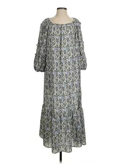 Pre-owned Max Studio Casual Dress In White