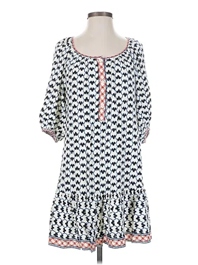 Pre-owned Max Studio Casual Dress In White