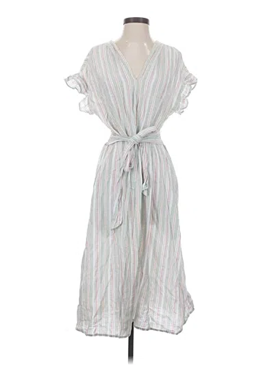 Pre-owned Max Studio Casual Dress In White