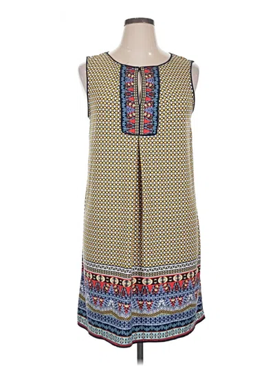 Pre-owned Max Studio Casual Dress In Yellow