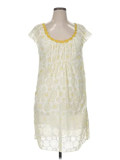 Pre-owned Max Studio Casual Dress In Yellow