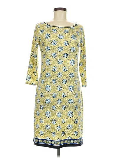 Pre-owned Max Studio Casual Dress In Yellow