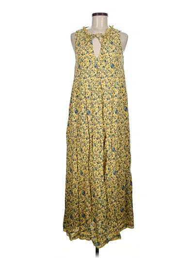 Pre-owned Max Studio Casual Dress In Yellow