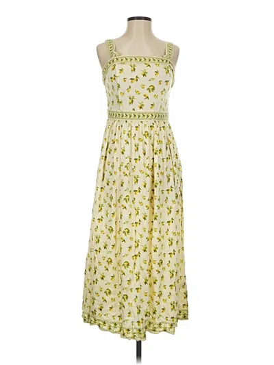 Pre-owned Max Studio Casual Dress In Yellow
