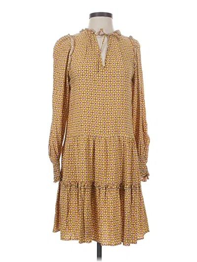Pre-owned Max Studio Casual Dress In Yellow