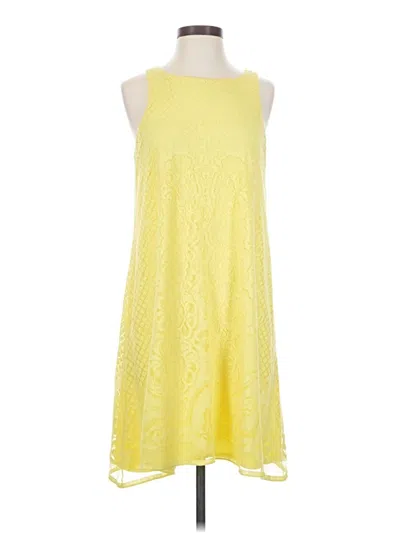 Pre-owned Max Studio Casual Dress In Yellow
