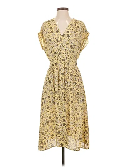Pre-owned Max Studio Casual Dress In Yellow