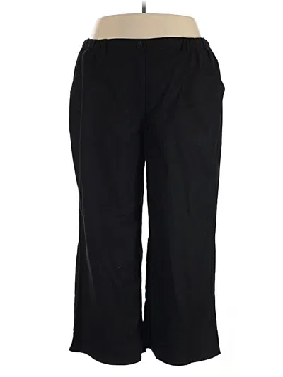 Pre-owned Max Studio Casual Pants In Black