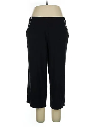 Pre-owned Max Studio Casual Pants In Black