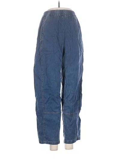 Pre-owned Max Studio Casual Pants In Blue