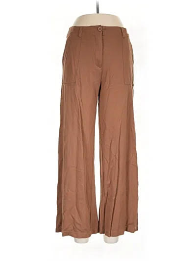 Pre-owned Max Studio Casual Pants In Brown