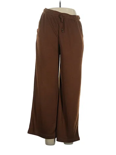 Pre-owned Max Studio Casual Pants In Brown