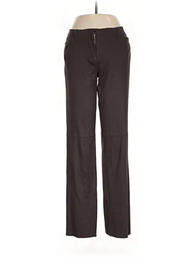 Pre-owned Max Studio Casual Pants In Brown