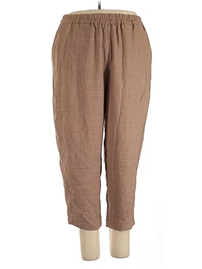 Pre-owned Max Studio Casual Pants In Brown