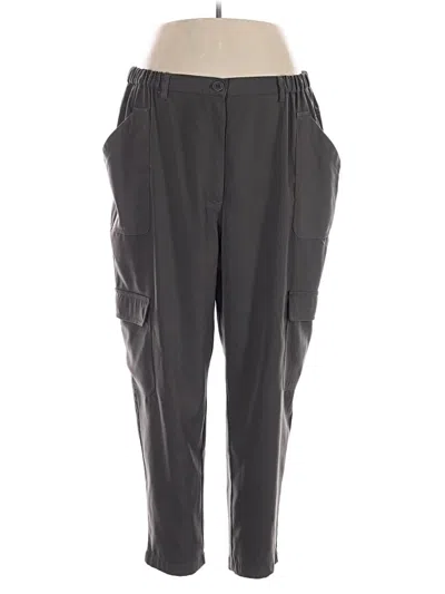 Pre-owned Max Studio Casual Pants In Gray