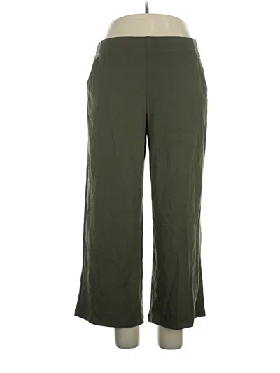 Pre-owned Max Studio Casual Pants In Green