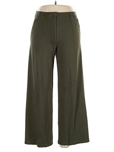 Pre-owned Max Studio Casual Pants In Green