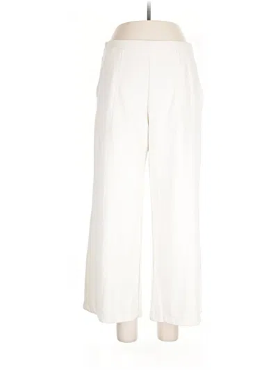Pre-owned Max Studio Casual Pants In Ivory