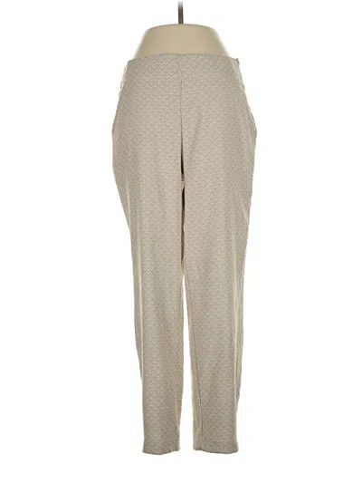 Pre-owned Max Studio Casual Pants In Ivory