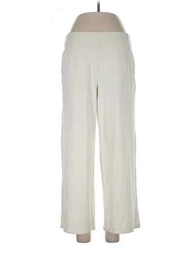 Pre-owned Max Studio Casual Pants In Ivory