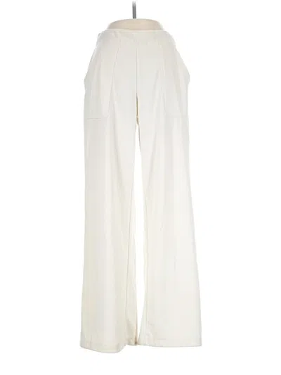 Pre-owned Max Studio Casual Pants In Ivory