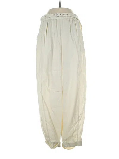 Pre-owned Max Studio Casual Pants In Ivory