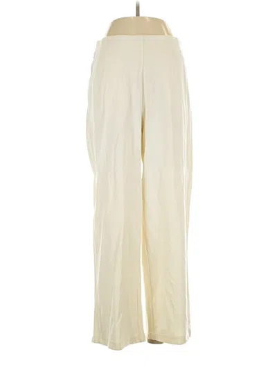 Pre-owned Max Studio Casual Pants In Ivory