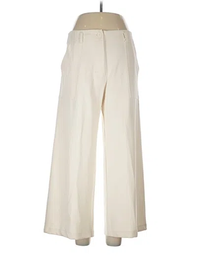 Pre-owned Max Studio Casual Pants In Ivory
