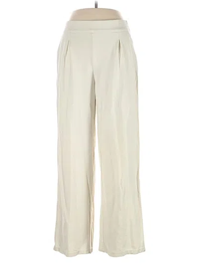 Pre-owned Max Studio Casual Pants In Ivory