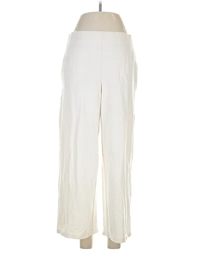 Pre-owned Max Studio Casual Pants In Ivory
