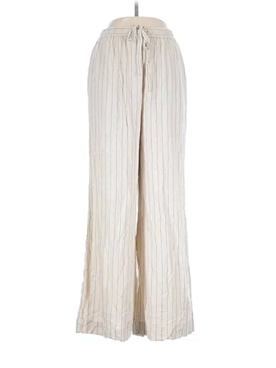 Pre-owned Max Studio Casual Pants In Ivory