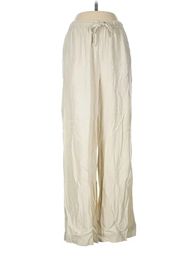 Pre-owned Max Studio Casual Pants In Ivory