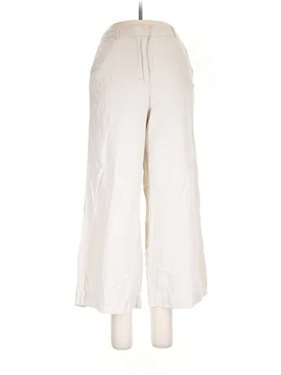 Pre-owned Max Studio Casual Pants In Ivory