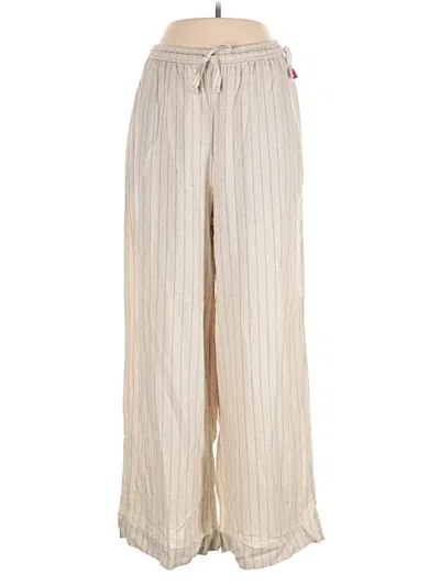 Pre-owned Max Studio Casual Pants In Ivory