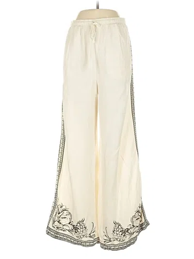 Pre-owned Max Studio Casual Pants In White