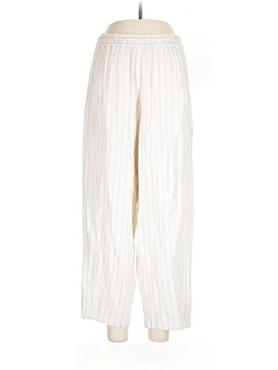 Pre-owned Max Studio Casual Pants In White