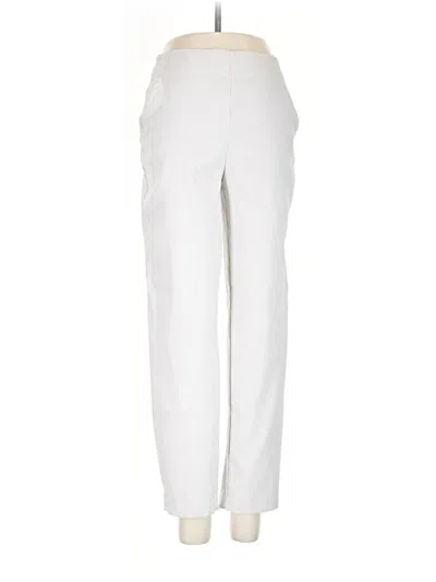 Pre-owned Max Studio Casual Pants In White